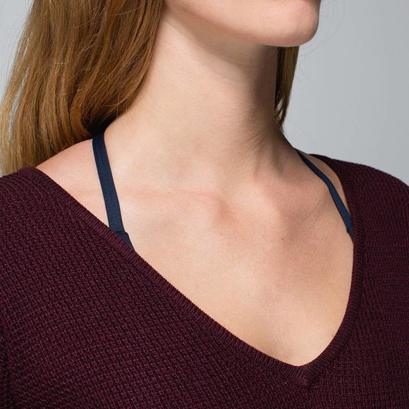 NEW Lululemon The Sweater Life Pullover in Heathered Bordeaux Drama - Picture 5 of 15